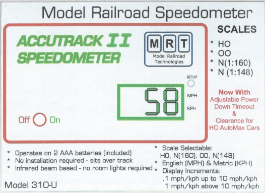 ACCUTRACK II Speedometer