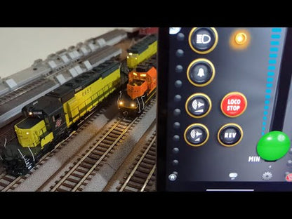 Kato 37-6614 Diesel Locomotive HO BNSF Swoosh Logo SD40-2 #6752 Blunami EMD-2